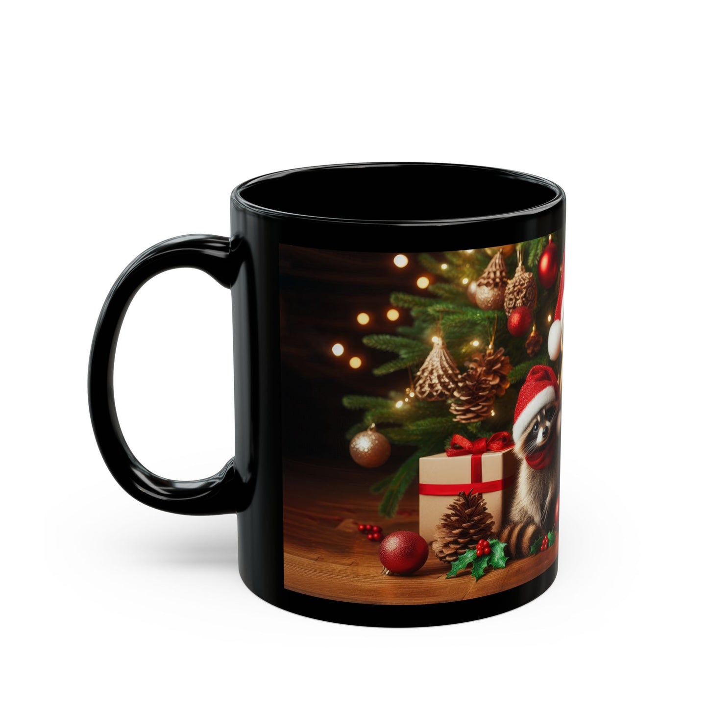 Santa's Bandits Black Mug - 11oz, 15oz