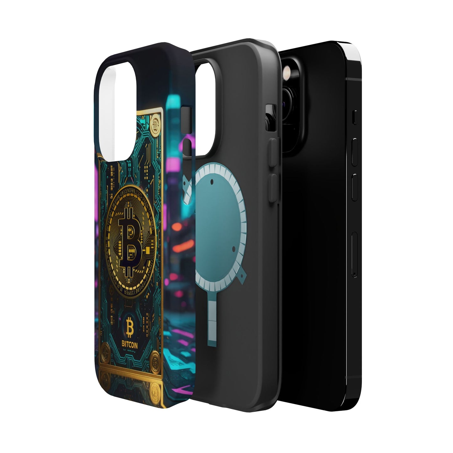Bitcoin Magnetic Phone Case, Unique Phone Cover