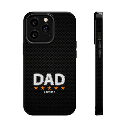 Dad 5 Out of 5 Stars Magnetic Phone Case