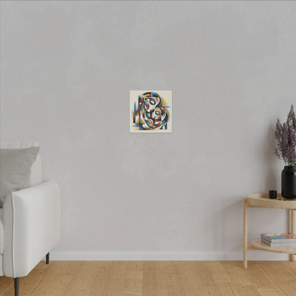 Motherhood in Shapes - Canvas Print