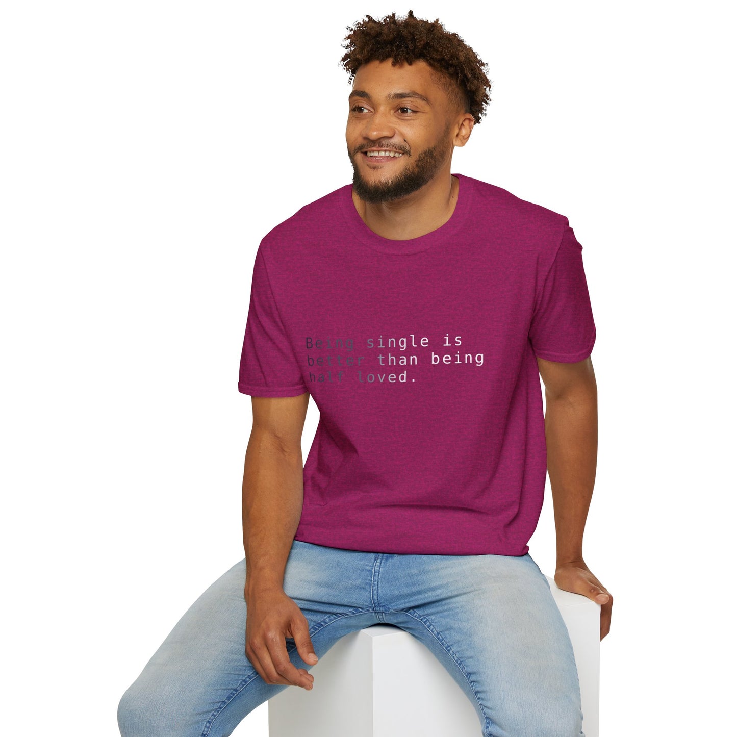 Being Single Unisex Softstyle T-Shirt