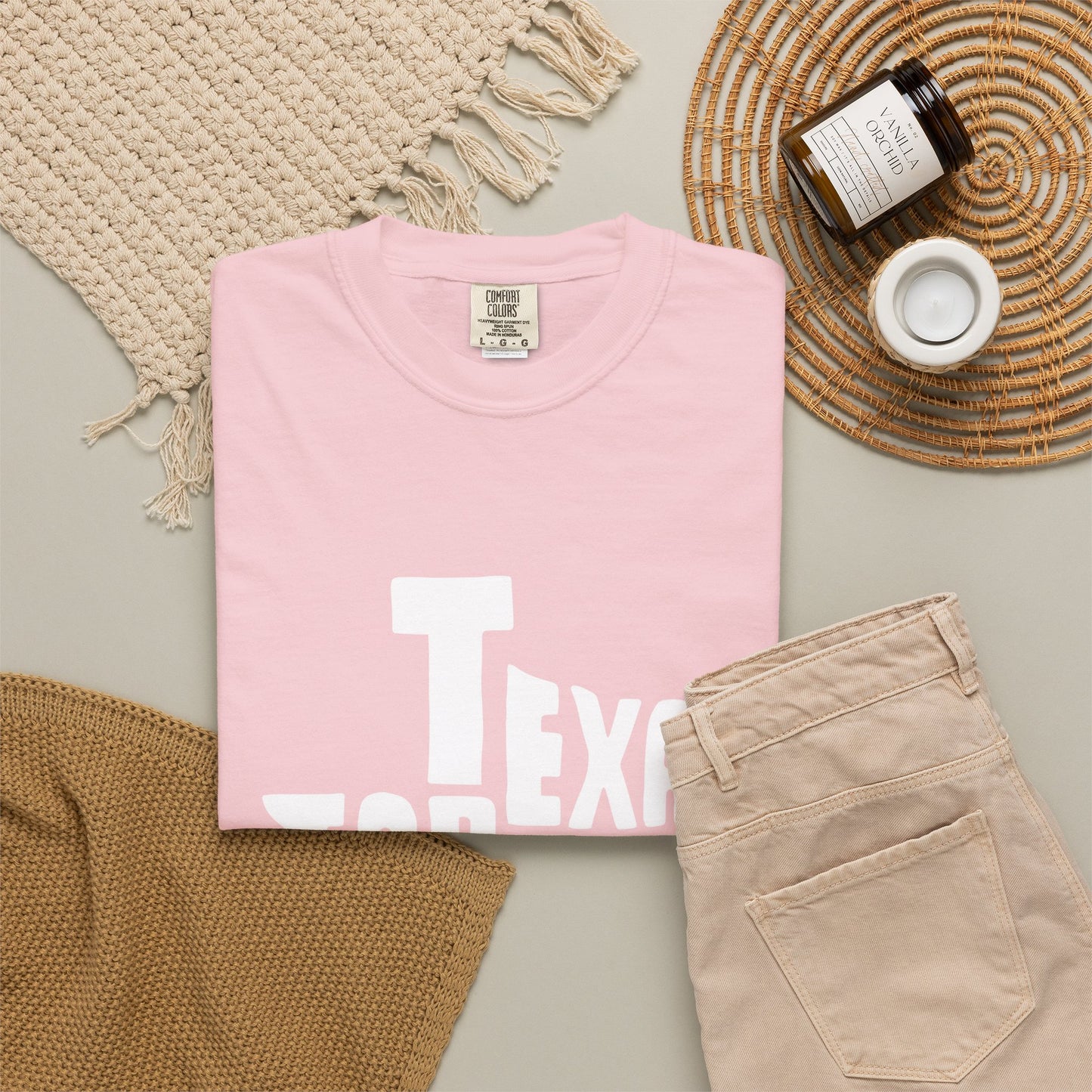 Texas Forever Garment-Dyed Unisex T-Shirt – Casual Comfort for Proud Texans