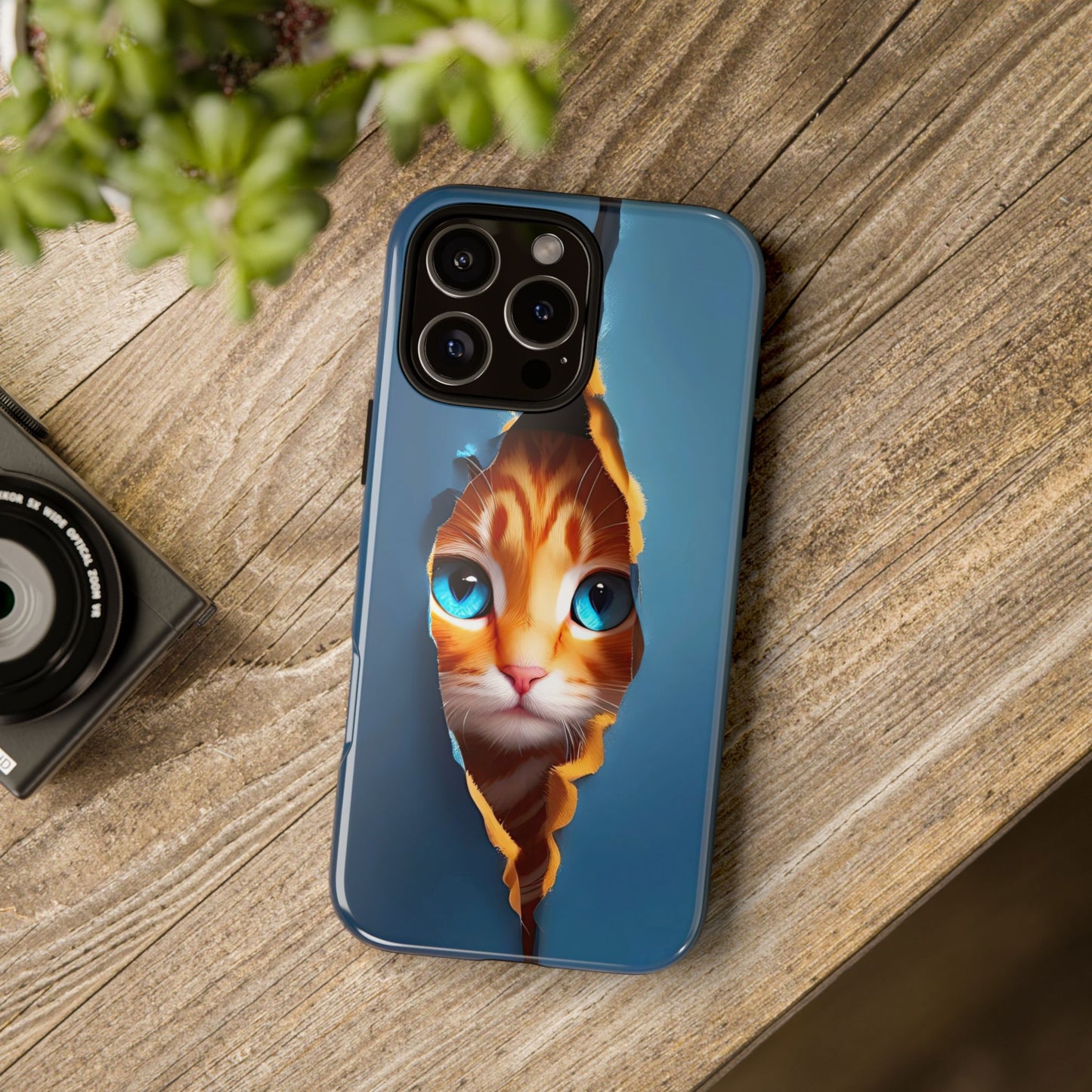 Curious Kitten Tough  Case for iPhone