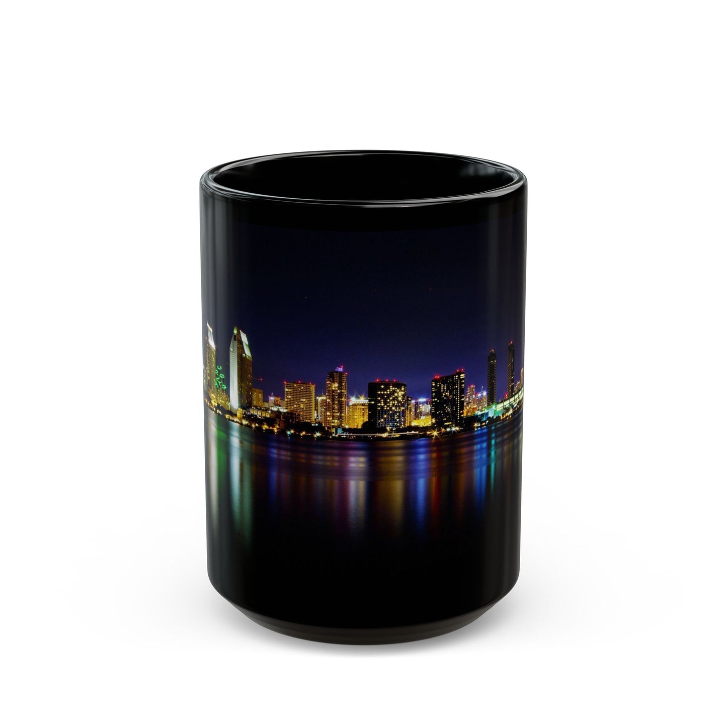 City Nights, Bright Lights Black Mug - 11oz, 15oz