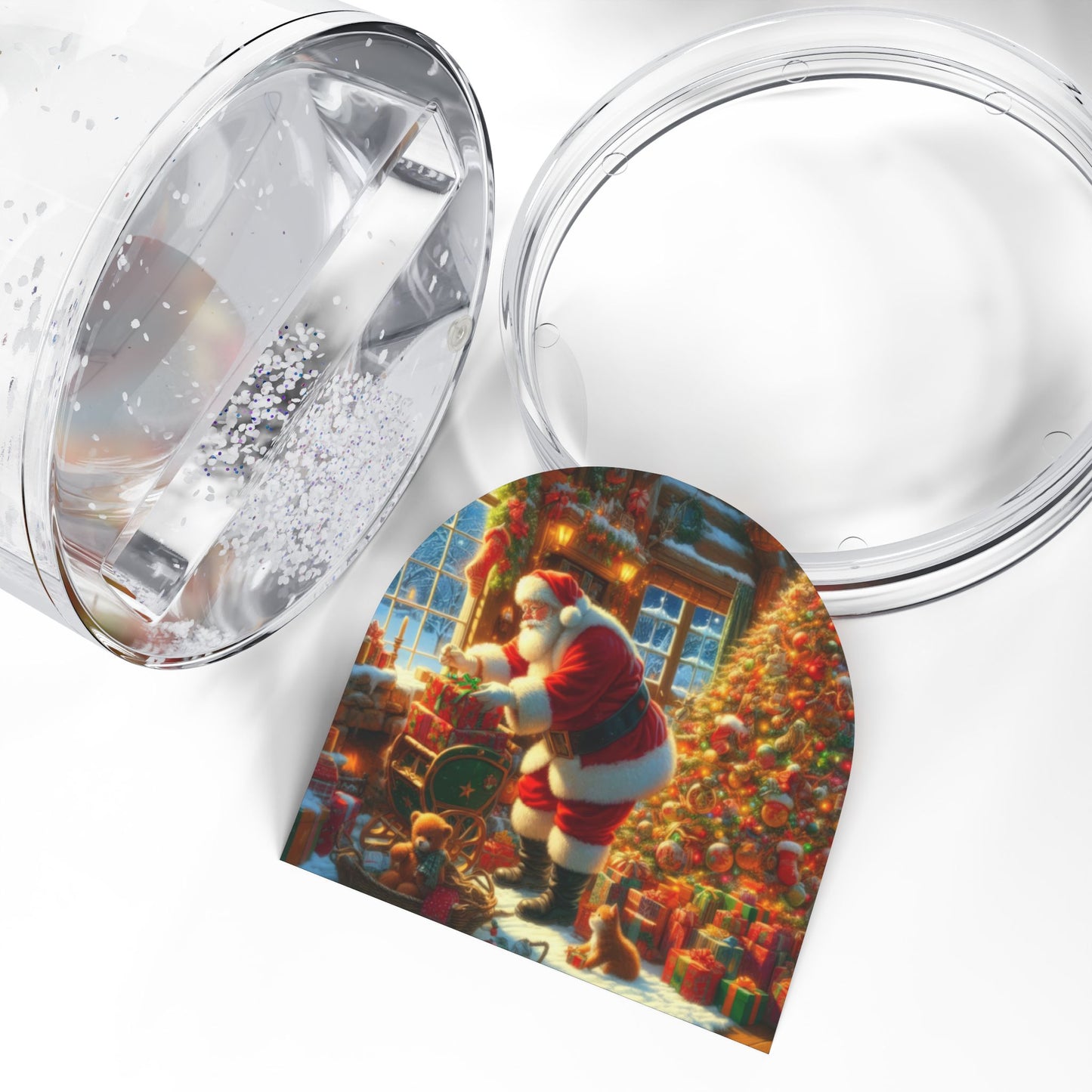 Santa’s Gift-Giving Tradition Christmas Snow Globe