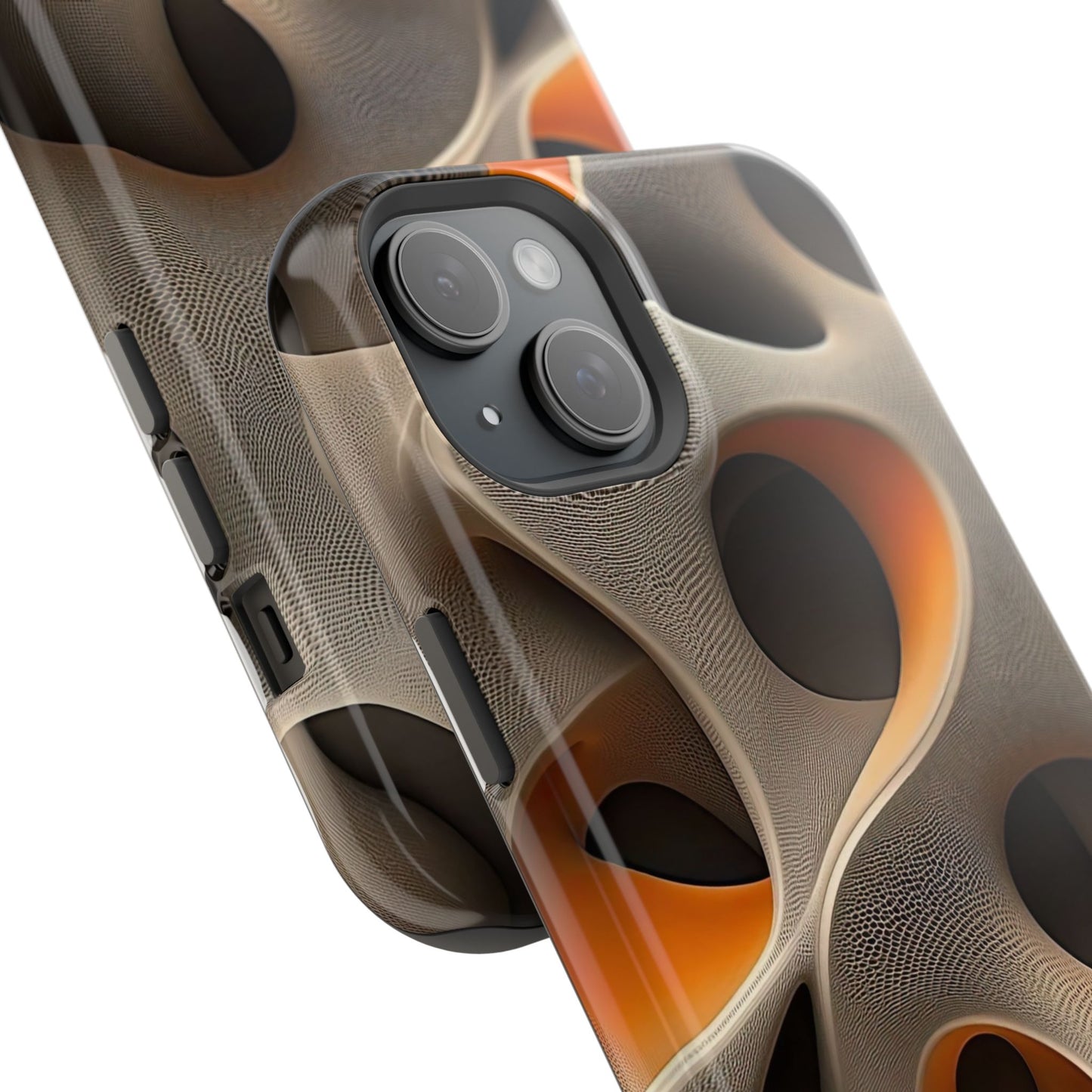 Stylish Magnetic Phone Cases, Abstract Geometric Design