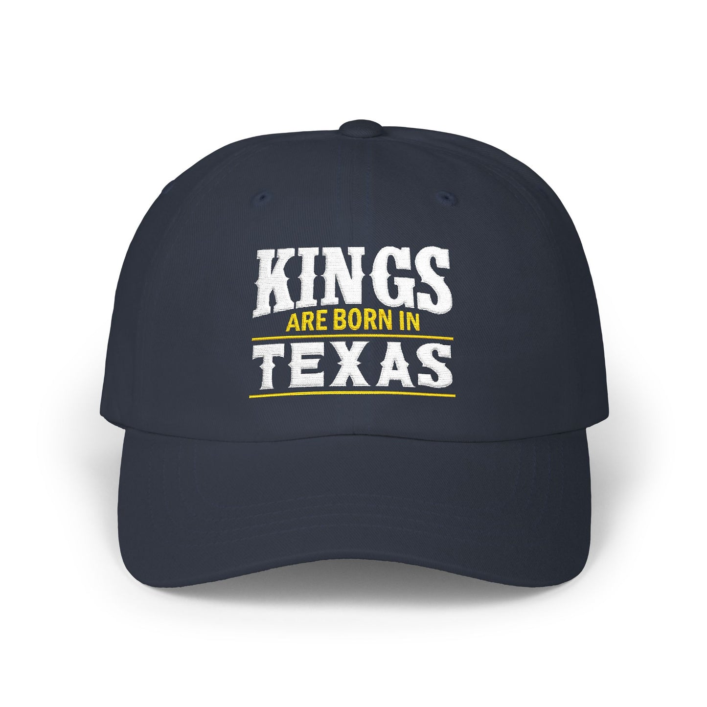 Custom Embroidered Dad Cap – "Kings Are Born In..."