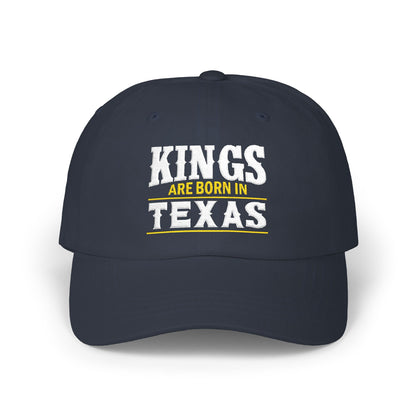Custom Embroidered Dad Cap – "Kings Are Born In..."