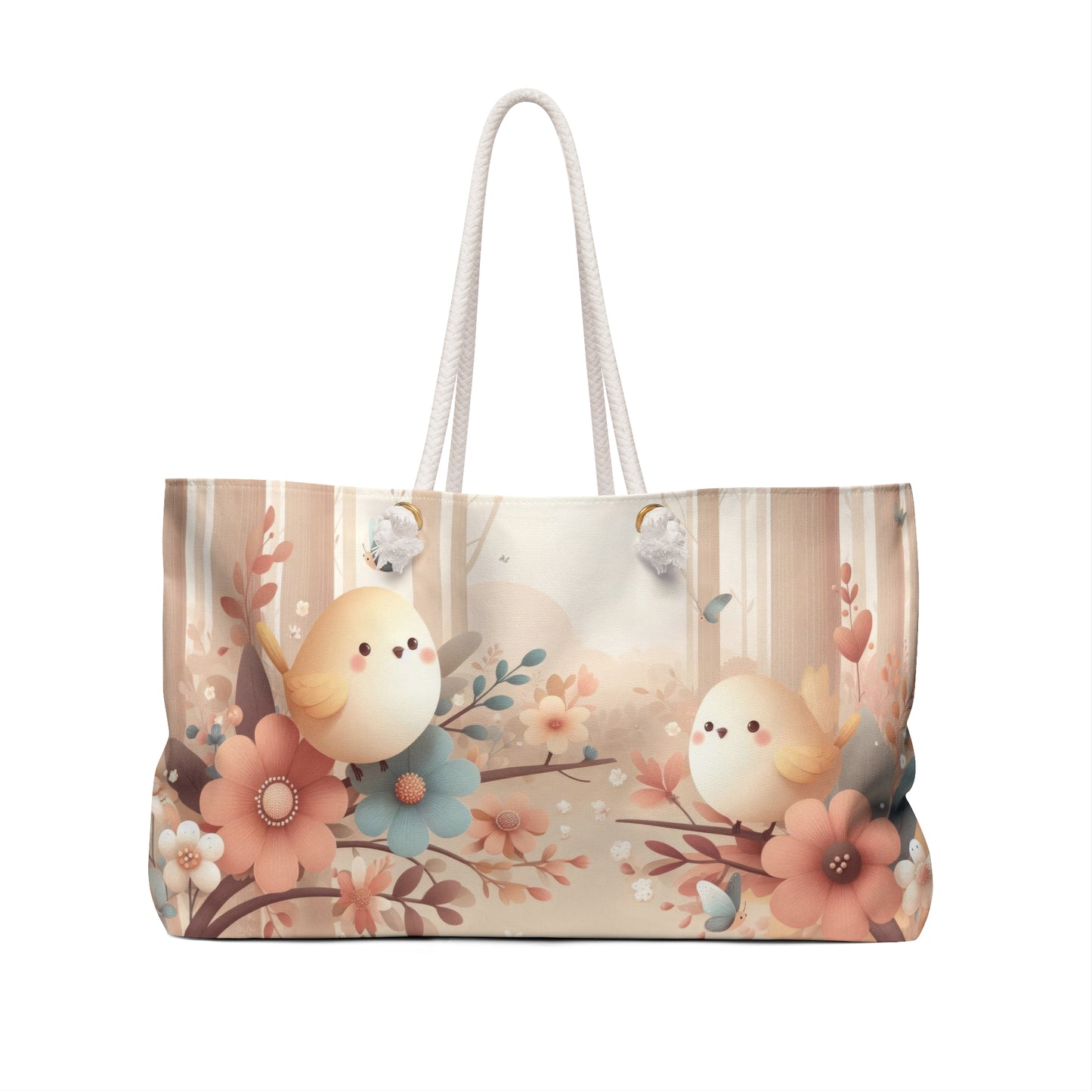 Pastel Canaries Weekender Bag