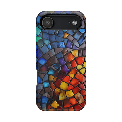 Stained Glass Impact-Resistant Phone Case, Colorful Phone Cover