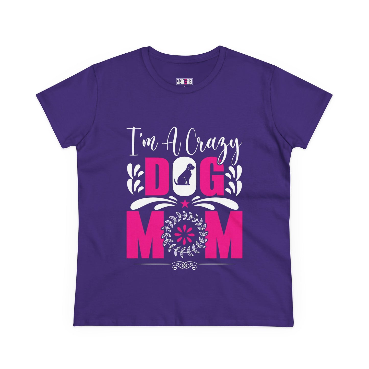 Dog Mom Women's Midweight Cotton Tee