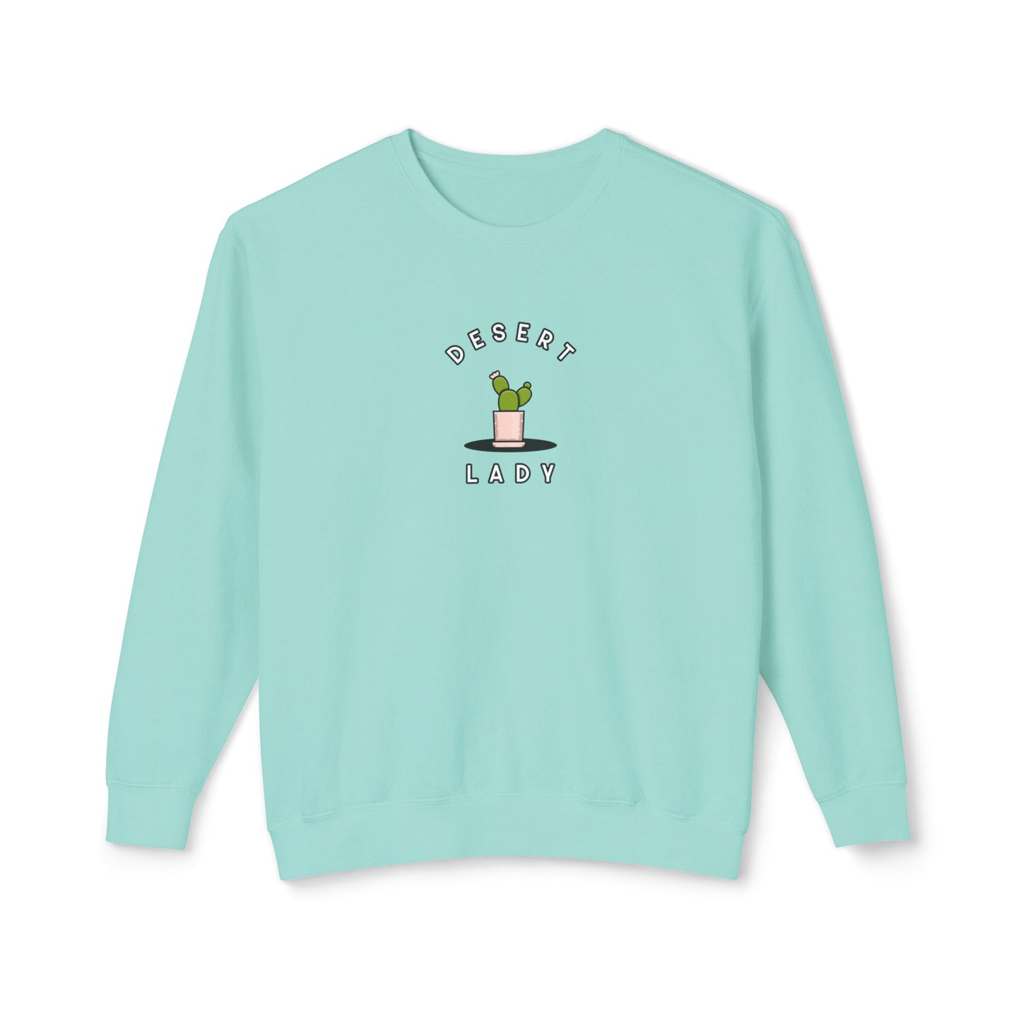 Desert Lady Unisex Lightweight Crewneck Sweatshirt