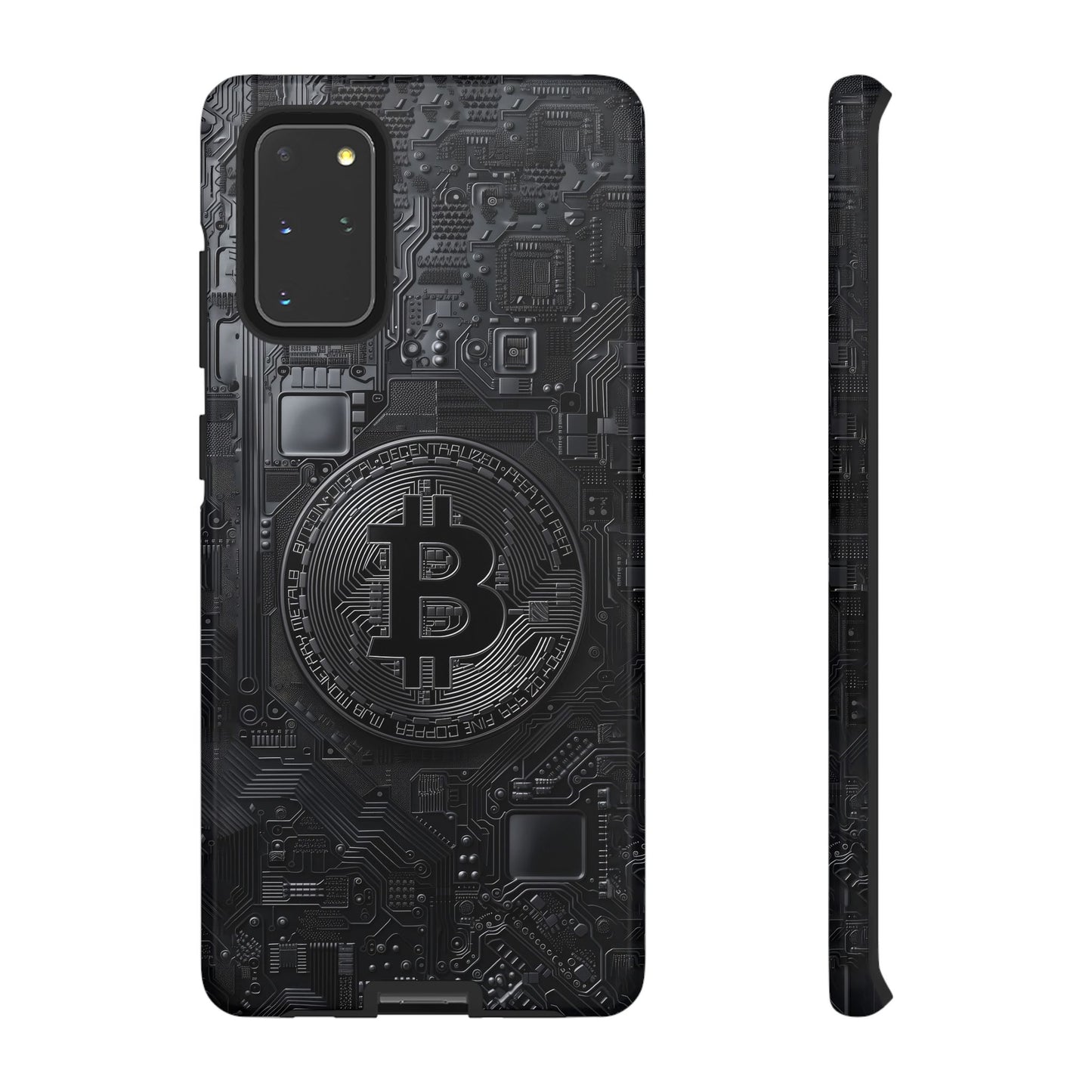 Bitcoin Samsung Tough Phone Case, Cryptocurrency Protection Cover