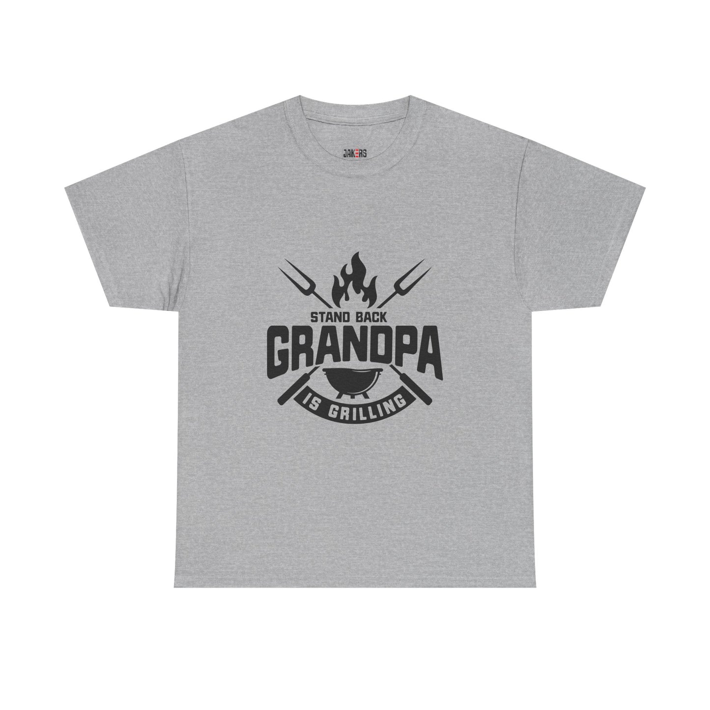Funny Grilling Grandpa Tee | Unisex Heavy Cotton Shirt for Father's Day