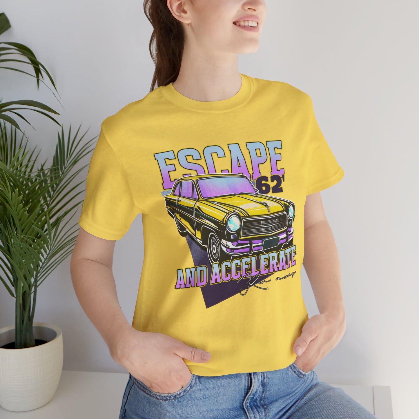 Escape And Accelerate Unisex Jersey Short Sleeve Tee