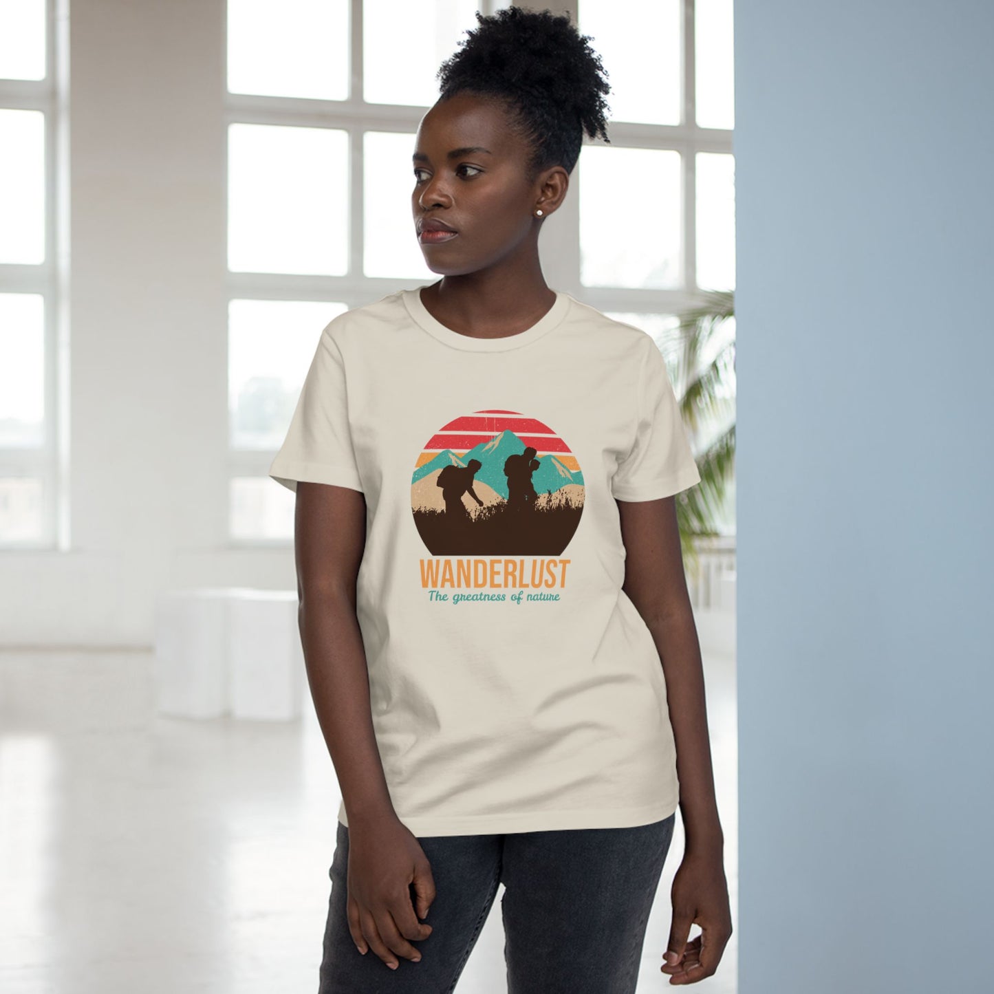 Wanderlust The Greatness Of Nature  Women’s Maple Tee