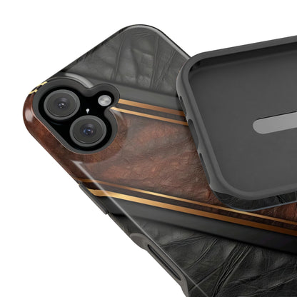 Stylish Leather Texture Magnetic Tough Cases