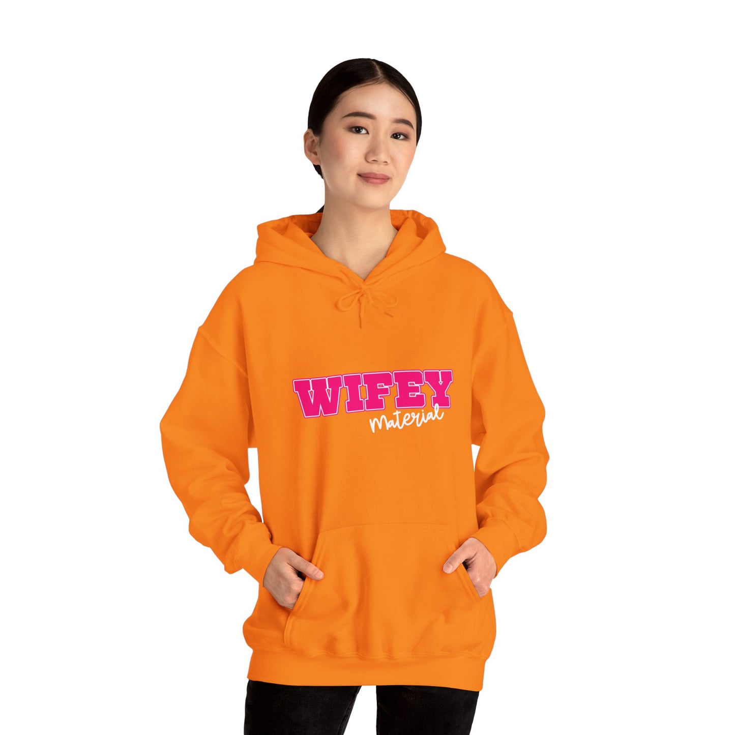 Wifey Material Unisex Heavy Blend™ Hooded Sweatshirt