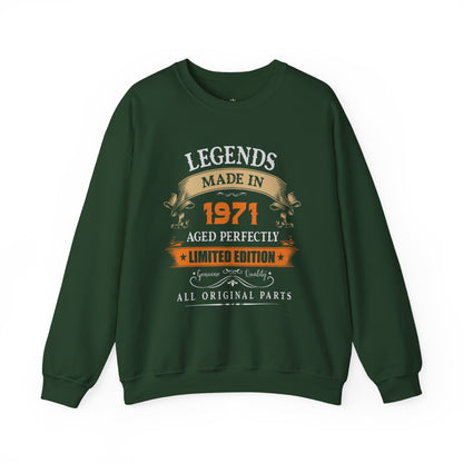 Legends Made In Custom Birthday Sweatshirt