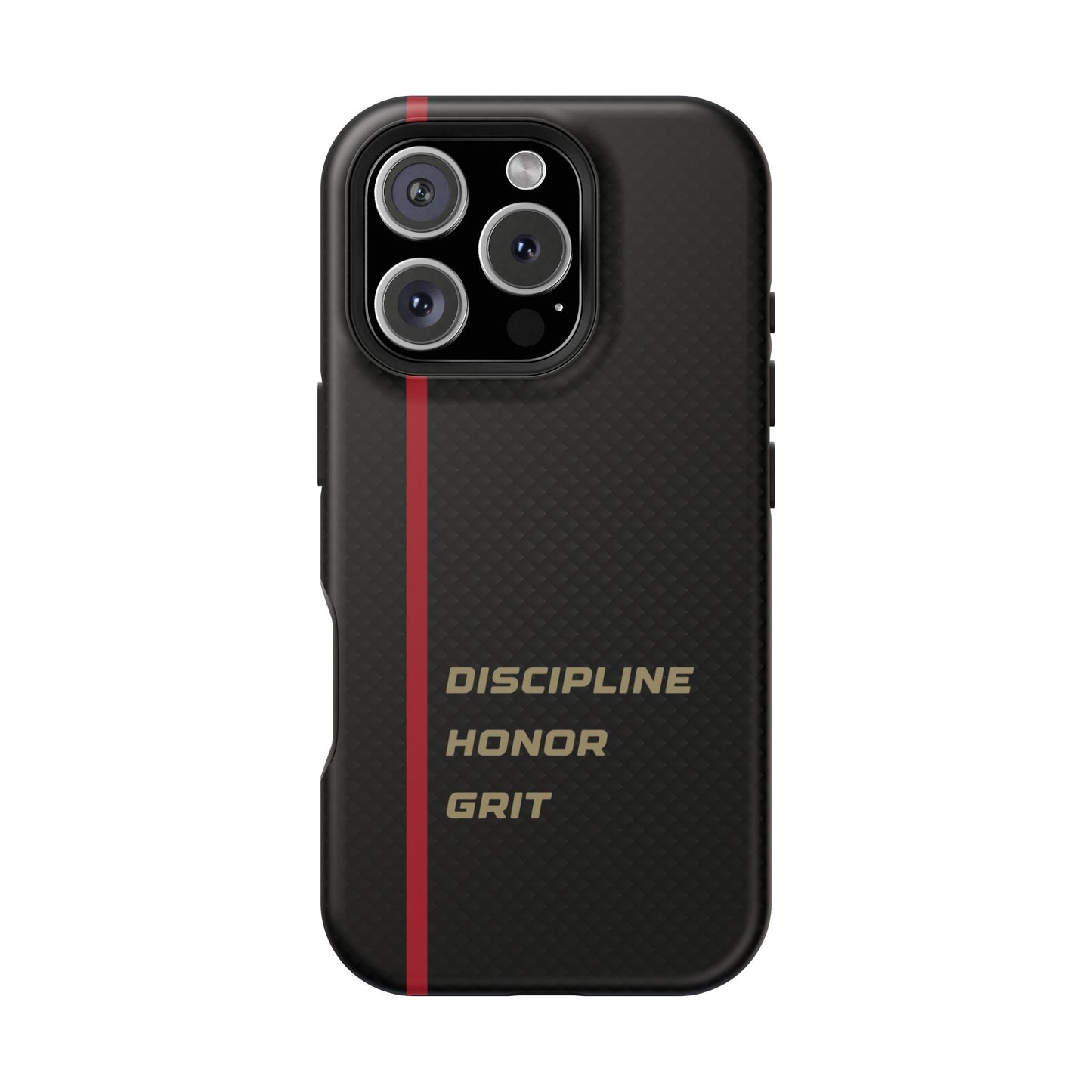 Discipline, Honor, Grit Impact-Resistant Phone Case