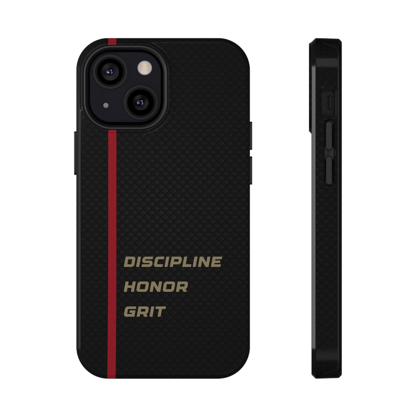 Discipline, Honor, Grit Impact-Resistant Phone Case