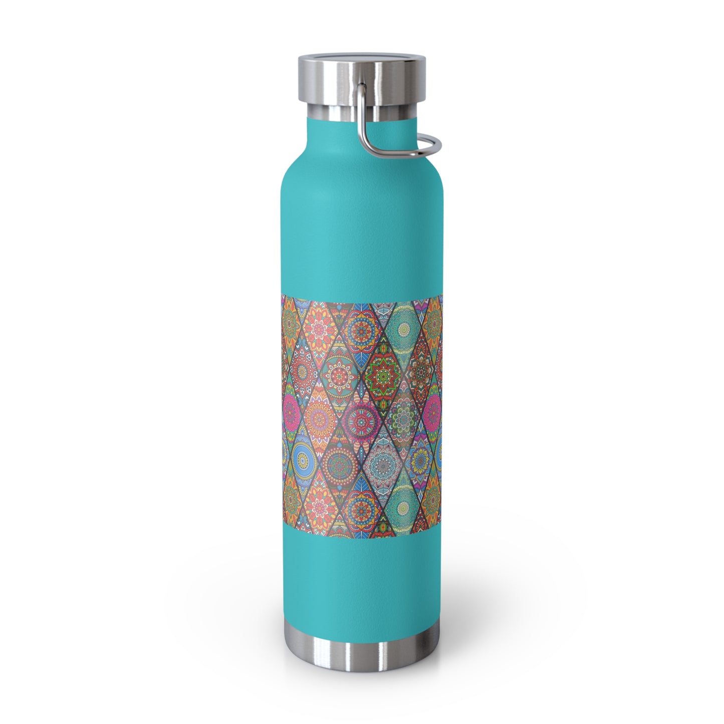 Mandala Argyle Copper Vacuum Insulated Bottle, 22oz