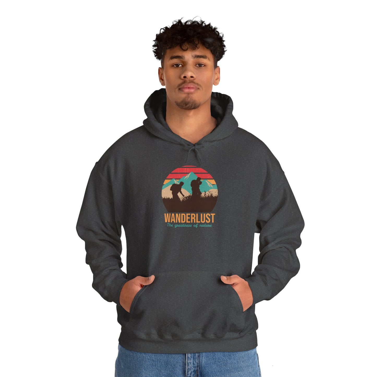 Wanderlust The Greatness Of Nature Unisex Heavy Blend™ Hooded Sweatshirt