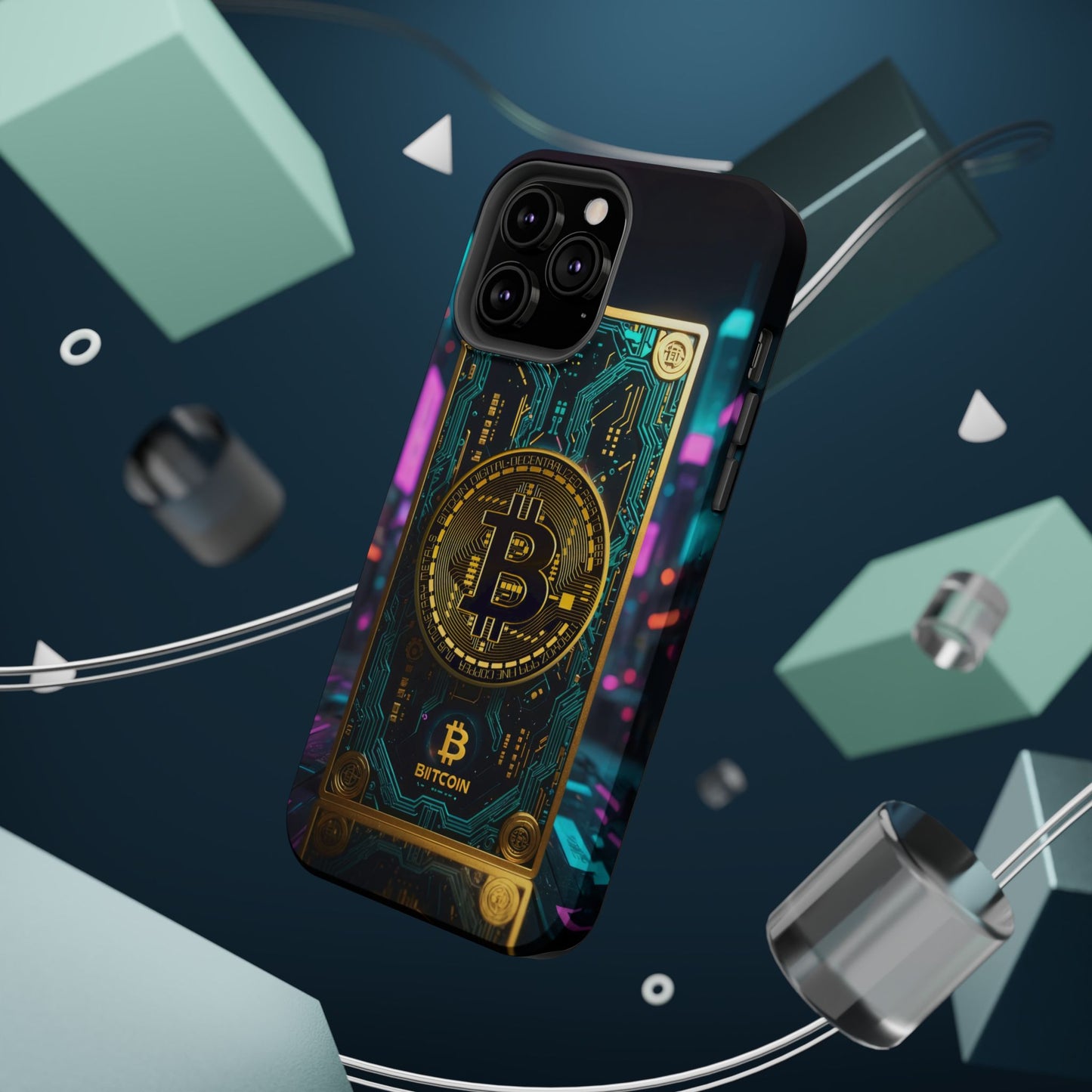 Bitcoin Magnetic Phone Case, Unique Phone Cover