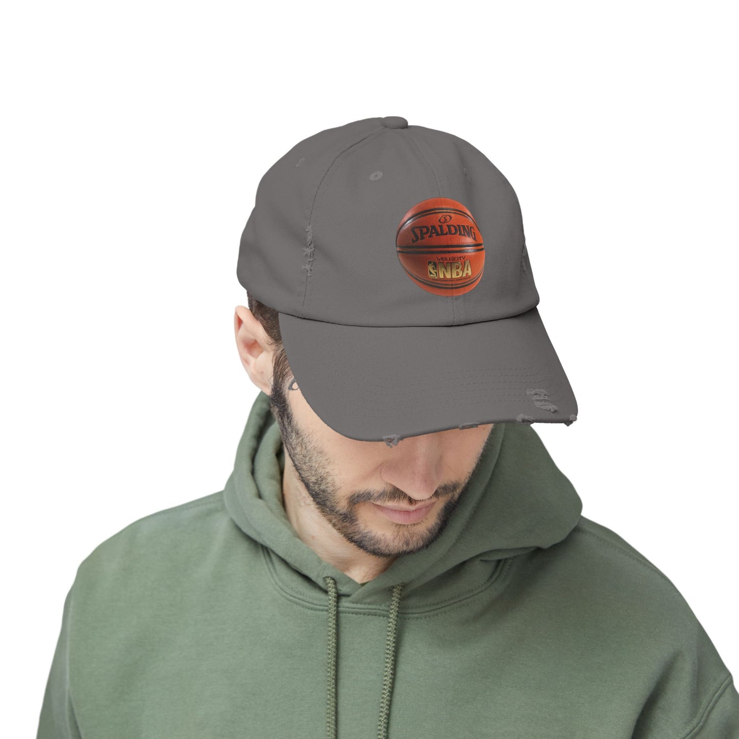 Basketball Unisex Distressed Cap