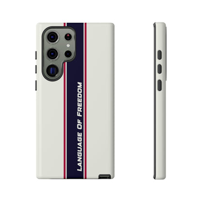 Language of Freedom Tough Case – Minimalist Design