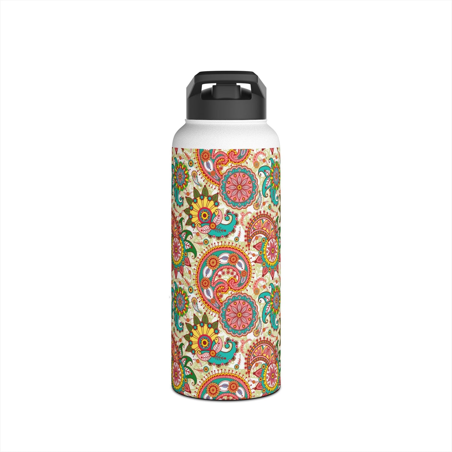 Indian Breath Stainless Steel Water Bottle, Standard Lid