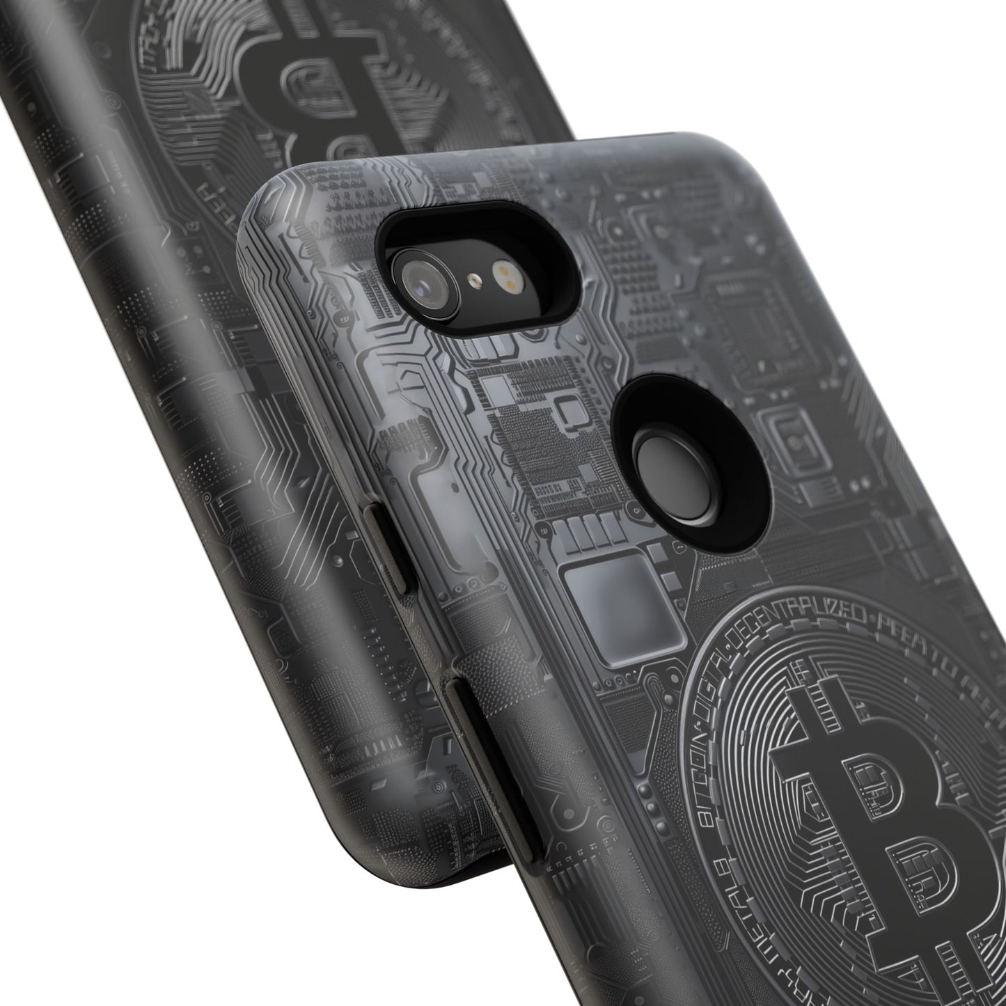 Bitcoin Google Pixel Tough Phone Case, Cryptocurrency Protection Cover