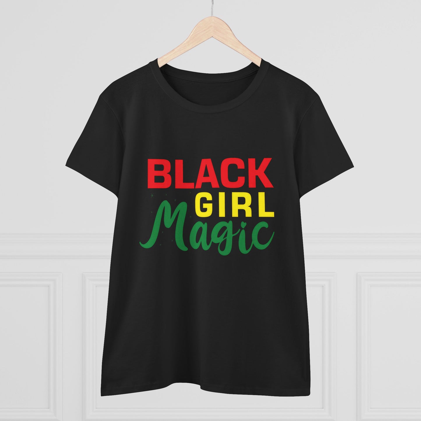 Black Girl Magic Cotton Tee - Celebrate Empowerment and Culture