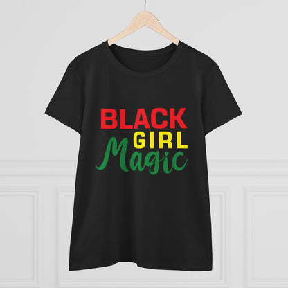 Black Girl Magic Cotton Tee - Celebrate Empowerment and Culture