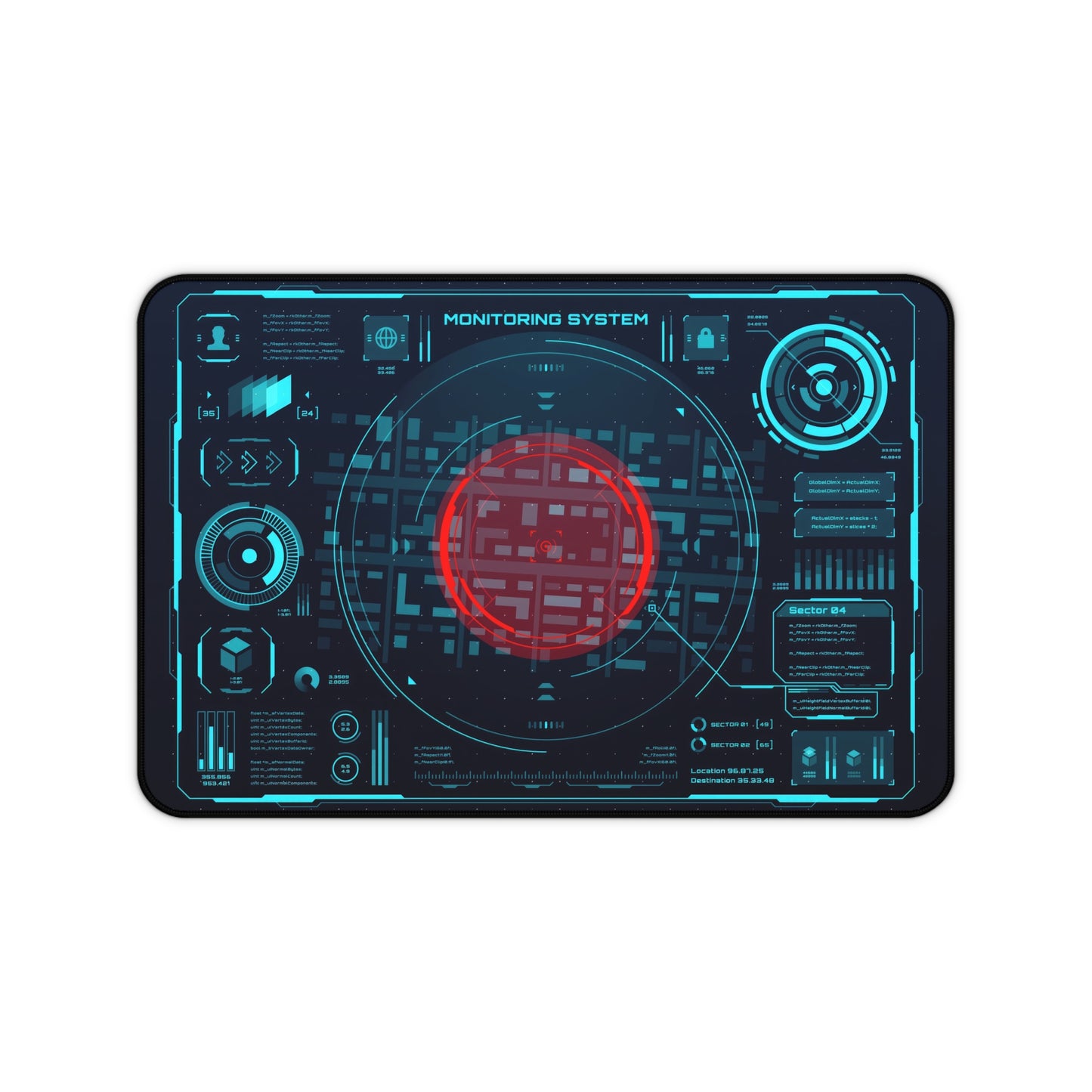 Monitoring System Desk Mat