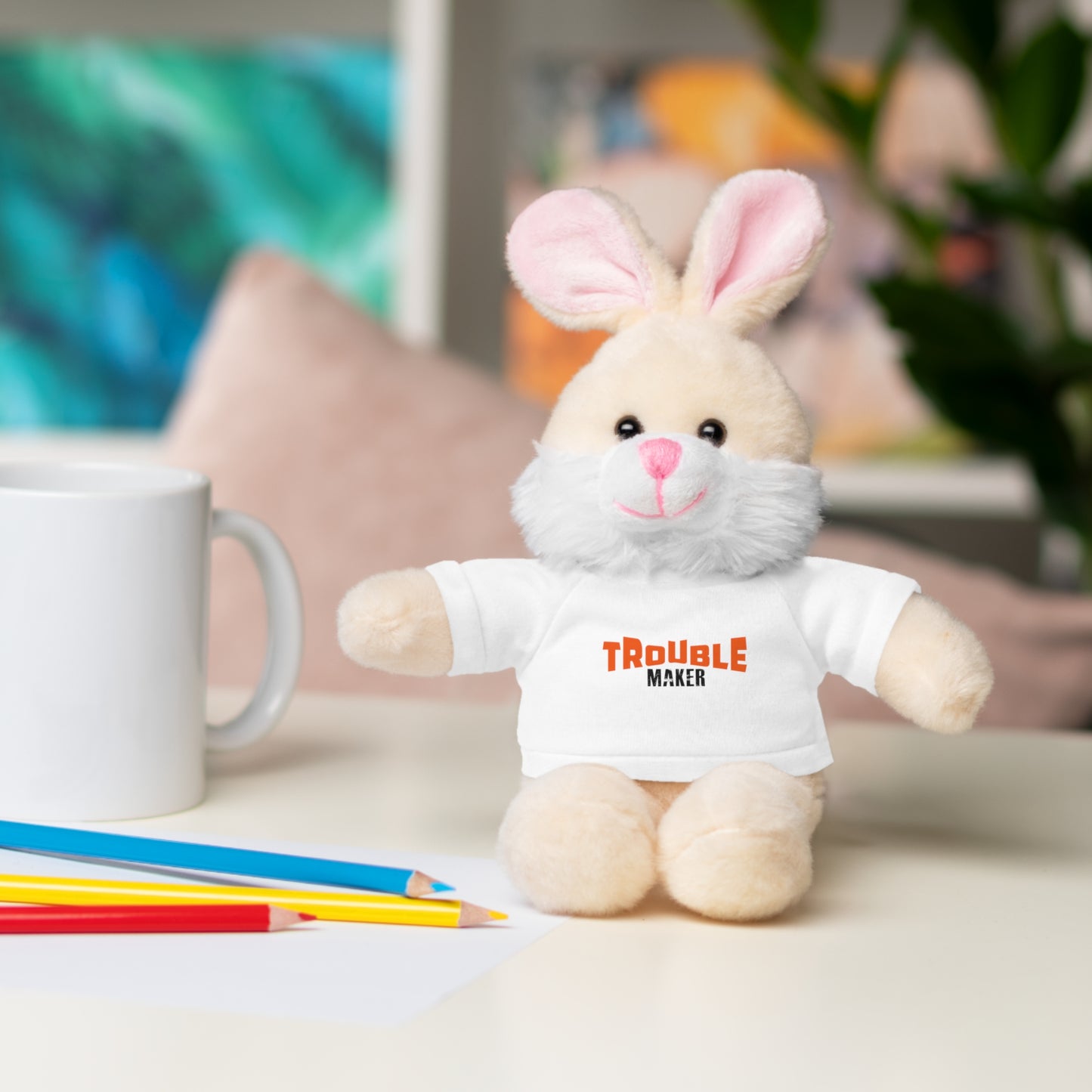 Trouble Maker Stuffed Animal, Cuddly Plush Toy for Kids, Perfect Gift for Birthdays