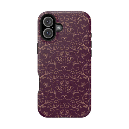 Luxury Serial Magnetic Phone Case, Royal