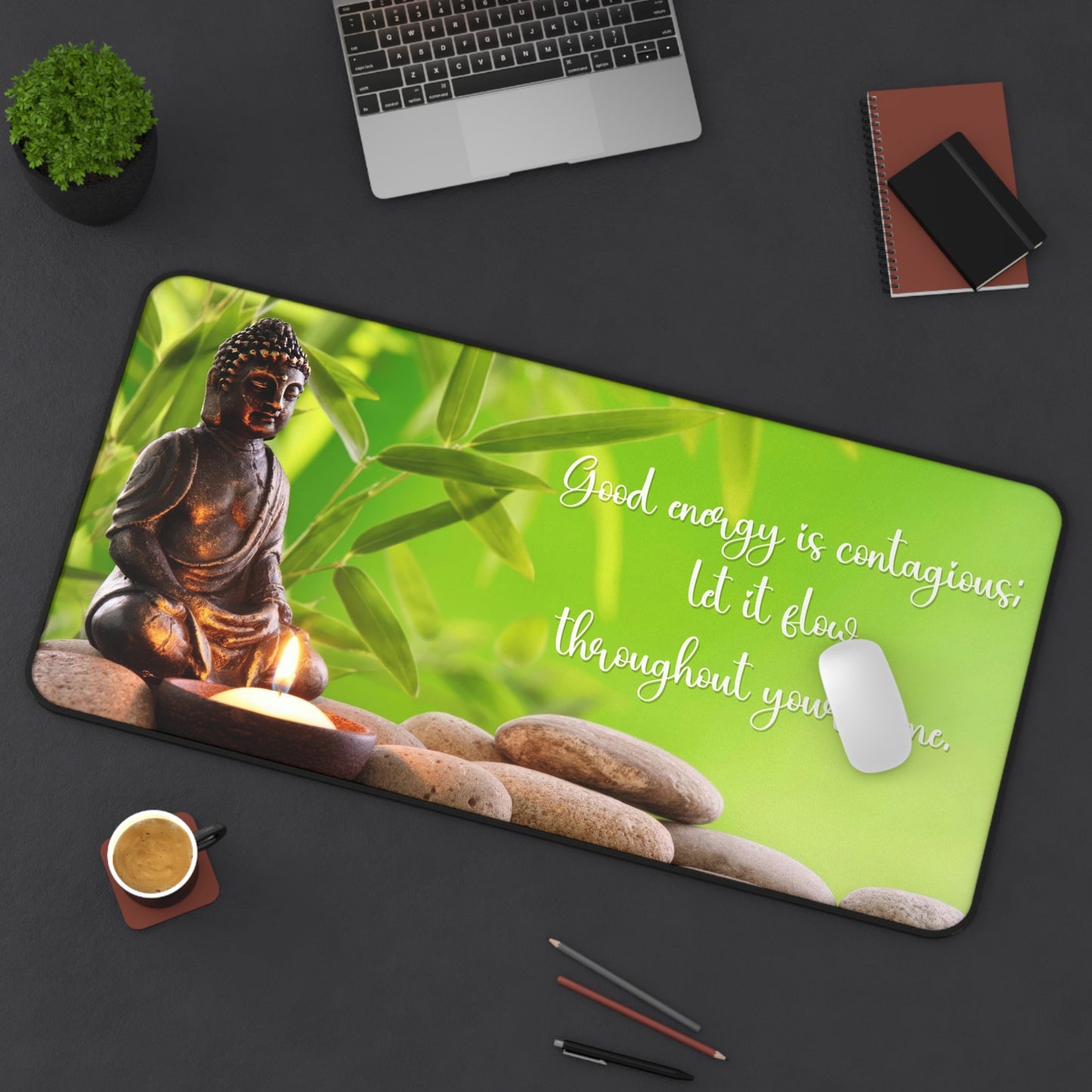 Inspirational Zen Desk Mat