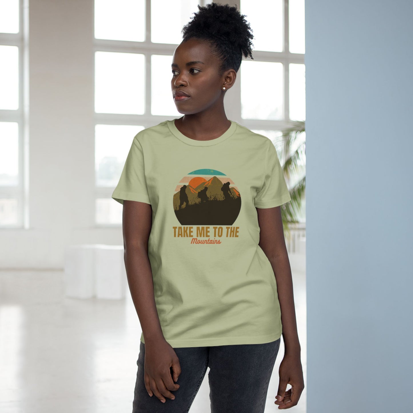 Take Me To The Montains Women’s Maple Tee