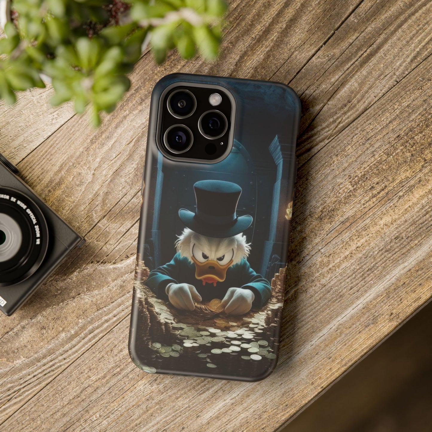 Magnetic Phone Case - Scrooge McDuck Design