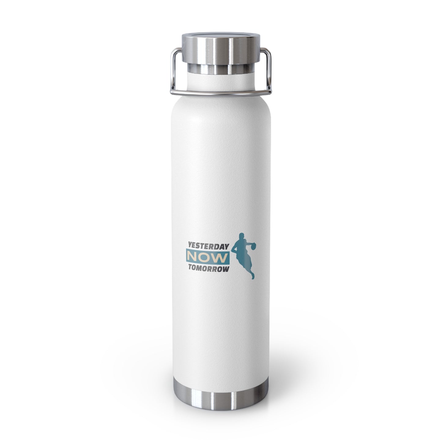 Yesterday Now Tomorrow Copper Vacuum Insulated Bottle, 22oz