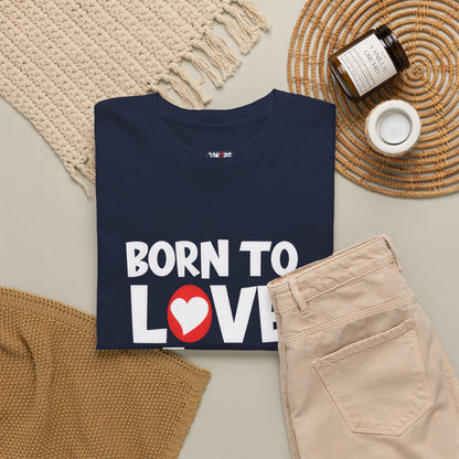 Born To Love Her Tee, Romantic Valentine T-Shirt for Couples  A part