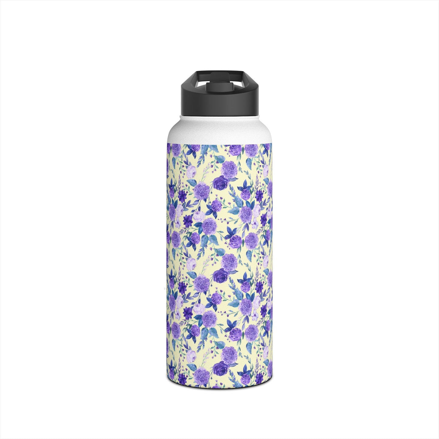 Violet Stainless Steel Water Bottle, Standard Lid