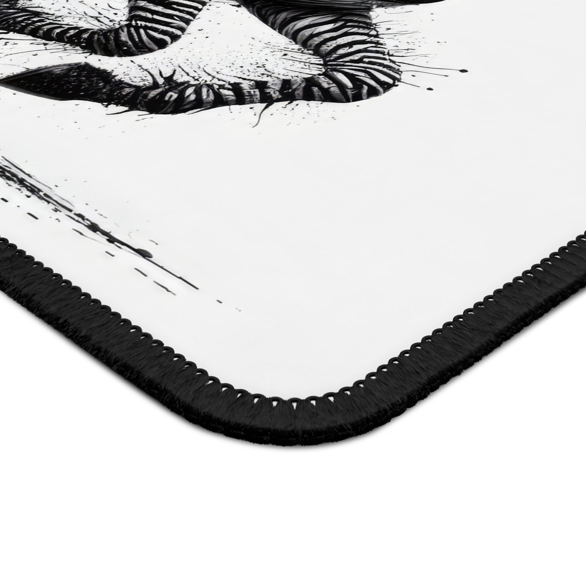 Black and White Mouse Pad - Abstract Zebra