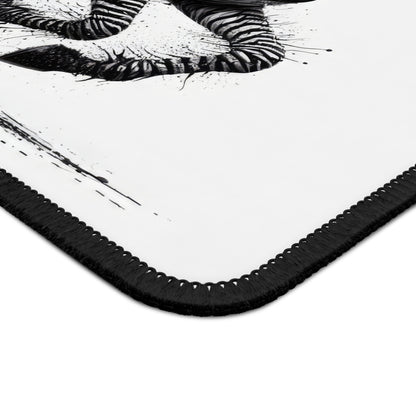 Black and White Mouse Pad - Abstract Zebra
