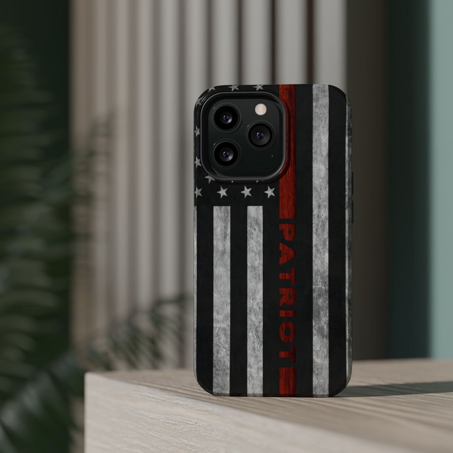 Red Line Magnetic Phone Cases, Firefighter Gift