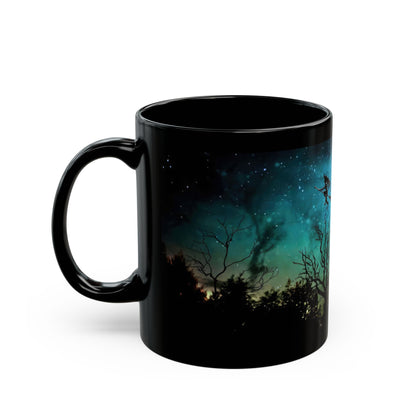 Halloween Night Ride  Black Mug (11oz, 15oz)