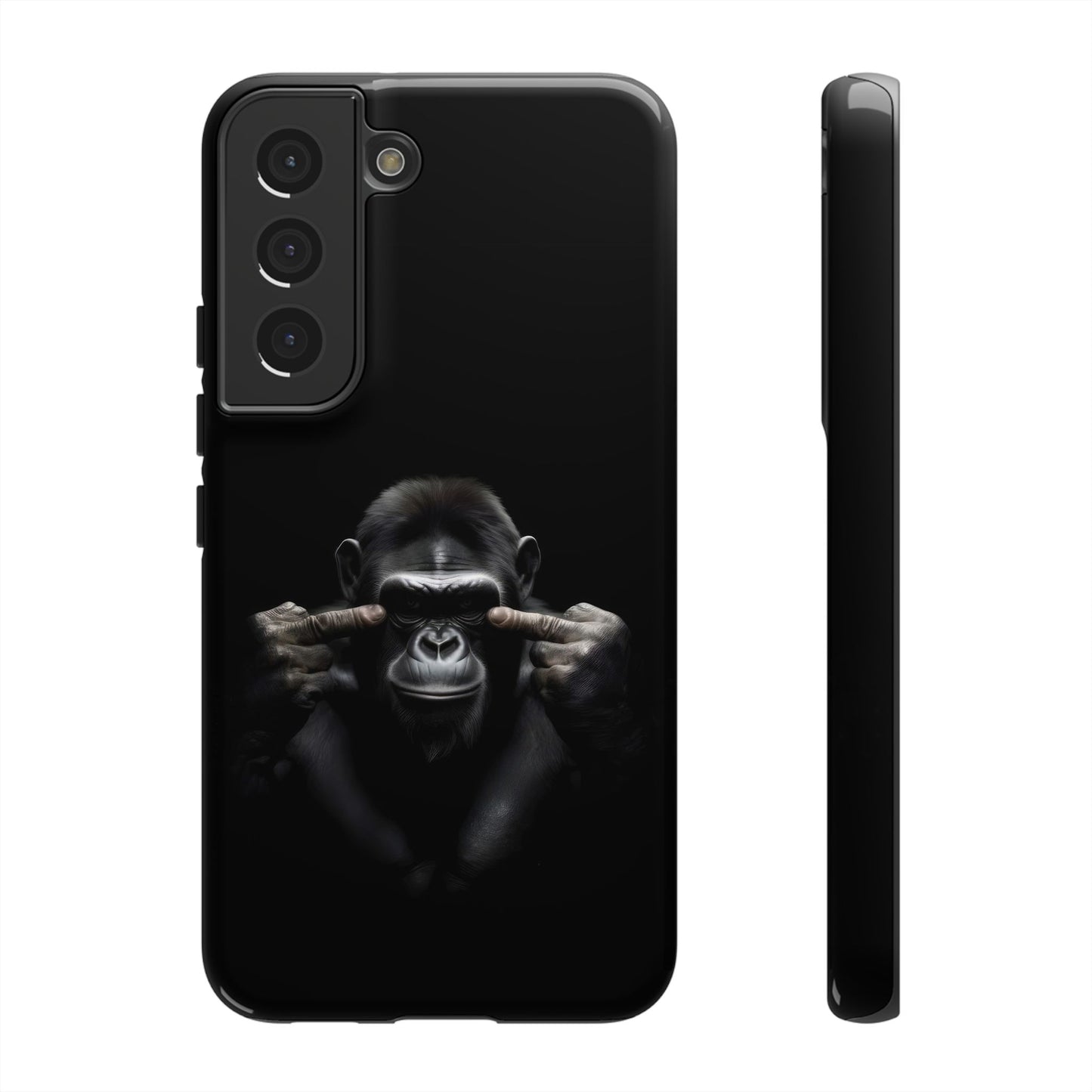 Edgy Gorilla Samsung  Phone Case - Funny Gift for Animal Lovers