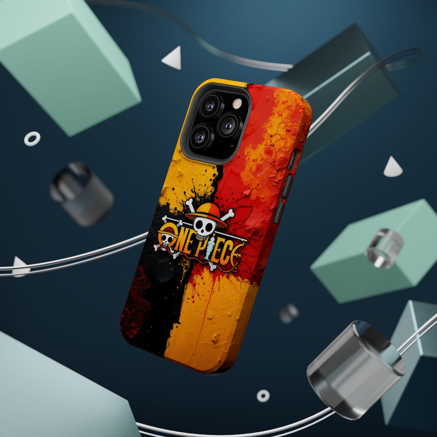 One Piece Vibrant Magnetic iPhone Cases, Anime Accessories