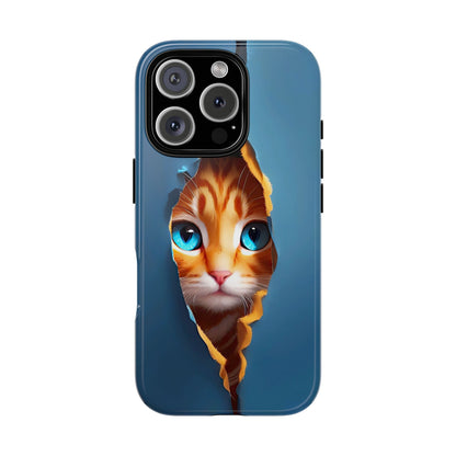 Curious Kitten Tough  Case for iPhone